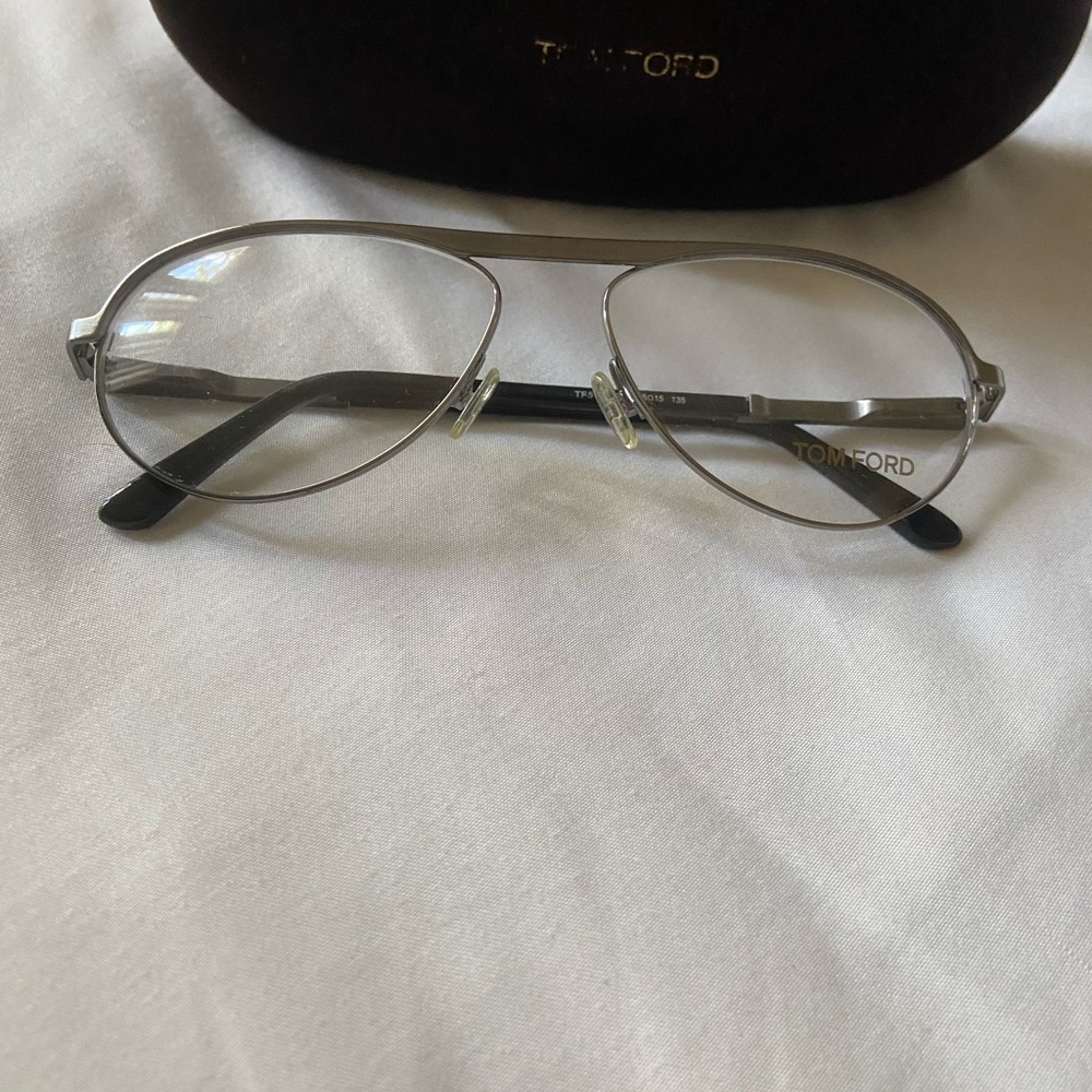 Tom Ford Silver Black Authentic Frames Eyeglasses… - image 4